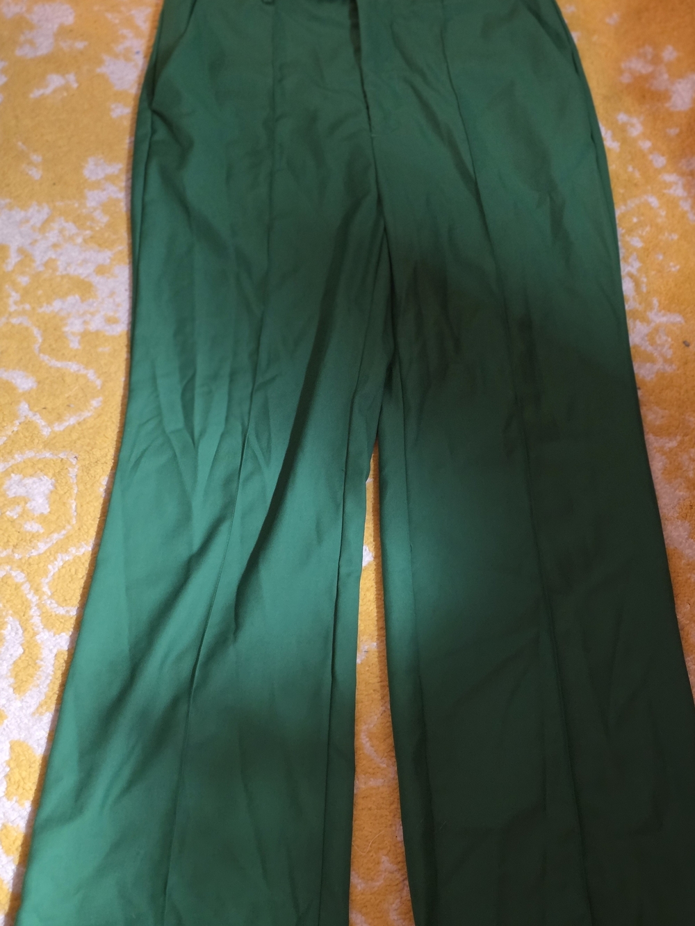 SHEIN Emerald Green Wide-Leg Women's Pants